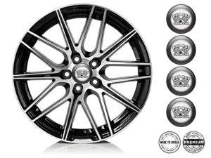 Hub cap sticker Sleek Edition Custom Labels for Vehicles